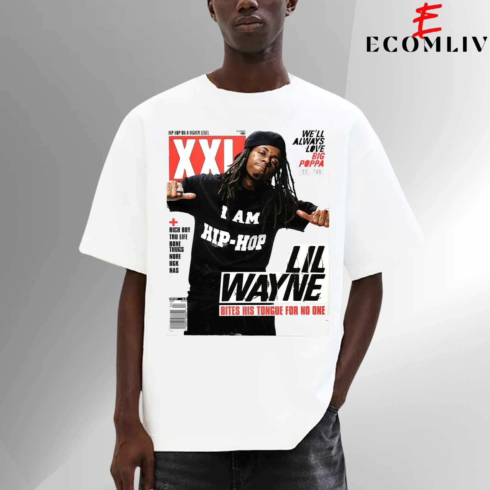 2000s Rap T-Shirt, Lil Wayne Retro Tee, Y2k Apparel